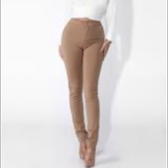 JLUXLABEL Pants - NWT JLUXLABEL Toasted Coconut Super Sleek Pants